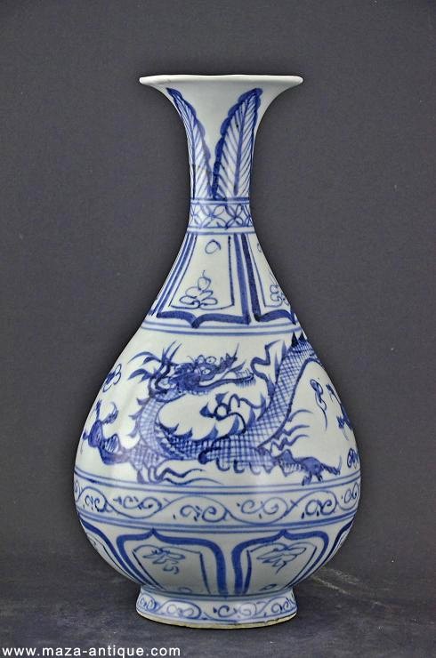 Yuan Dragon Vase