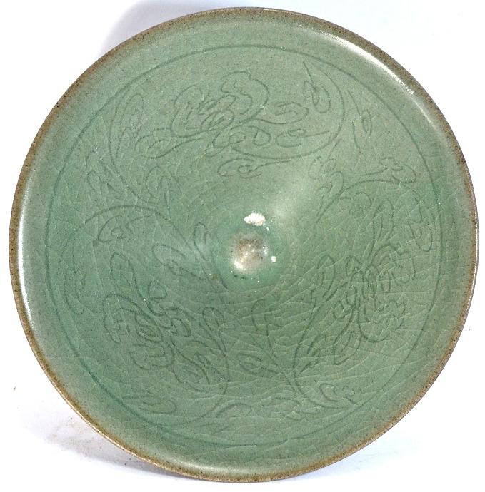 Green Conical Bowl, Song Dynasty