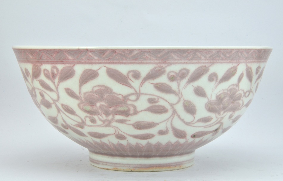 Red Flower Bowl, Ming Dynasty