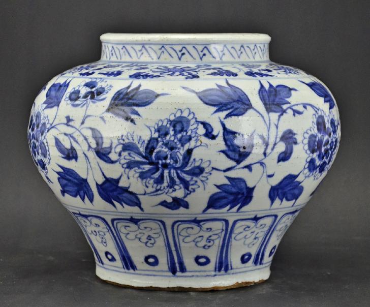 Yuan Flower Jar
