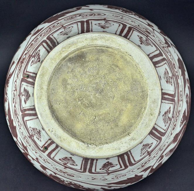 Red Copper Underglazed Jar, Yuan Dynasty