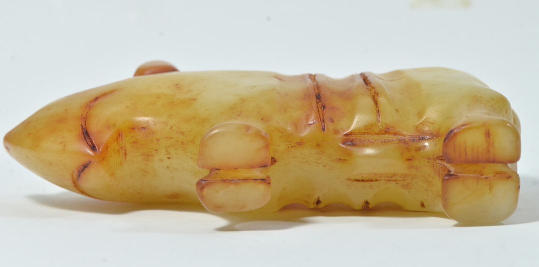 A Rare White Jade of Rhino, Song Dynasty