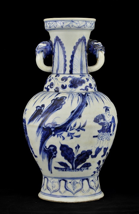 Blue and White Vase, Yuan Dynasty